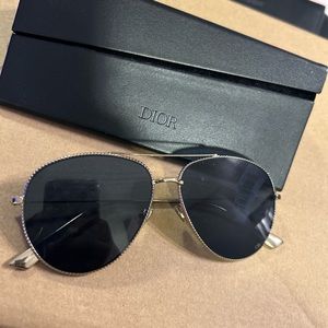 Christian Dior Sunglasses. Dark navy glass colour. 100% authentic.